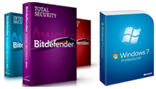 Achat en ligne de logiciels antivirus et windows